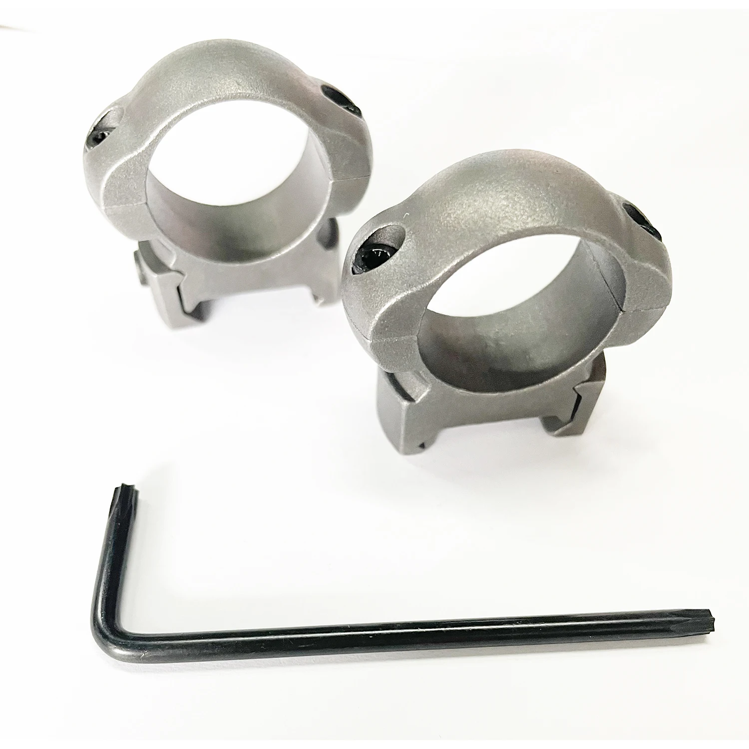 25.4mm Low Profile  Rifle Scope Mount Steel Rings Mount Raw Color