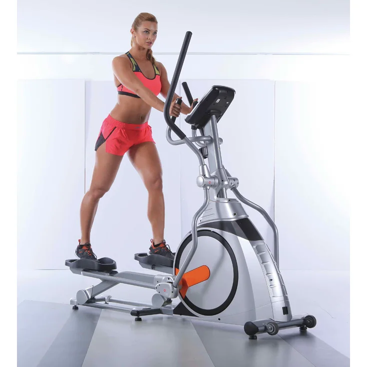 GS-8728T Home Use Body Building Fitness Equipment Magnetic Stand-Up Stationary Elliptical Cross Trainer Bike