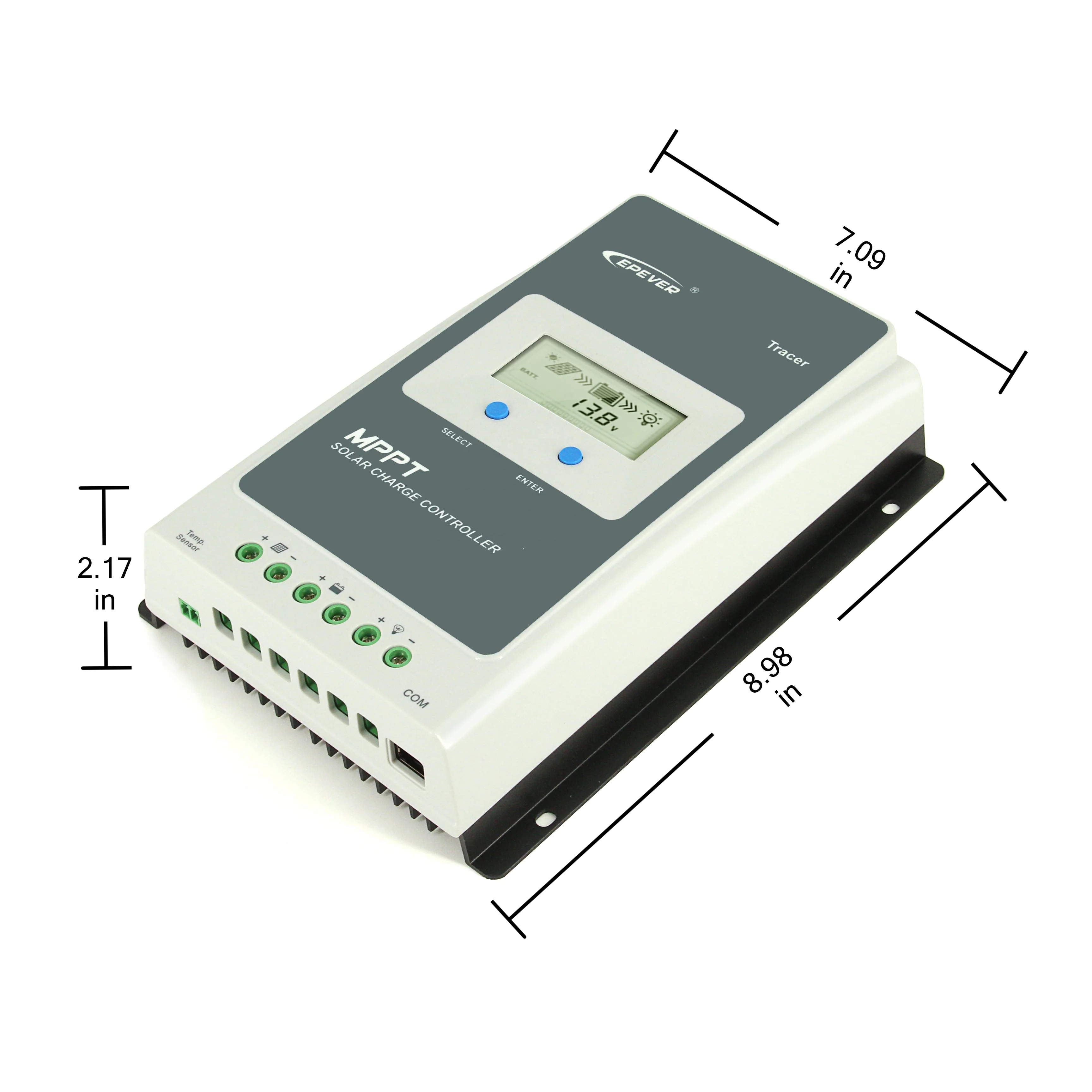 Epever EPesolar солнечный регулятор 10A 20A 30A 40A 12V 24V с дополнительным Wi-Fi адаптером MPPT контроллер солнечного заряда