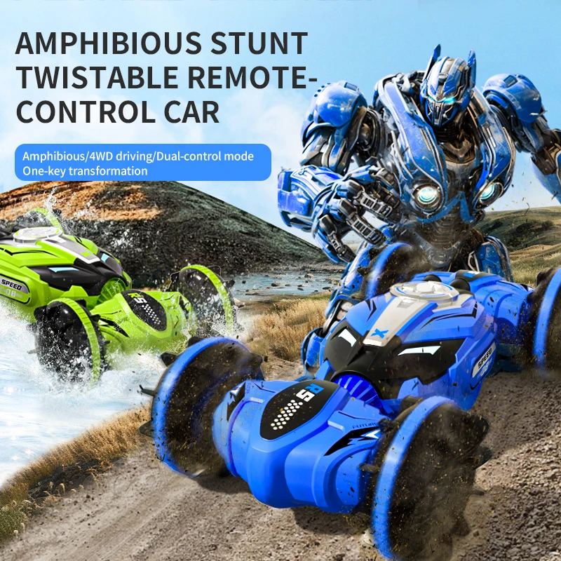JJRC Q150 Amphibious Off Road Climbing RC Stunt Car 1:16 Water & Land 4WD Remote Control Racing Car Waterproof RC Car