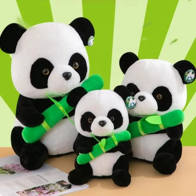 Hug Bamboo Fat Panda Soft Toy Child Gifts Bedtime Dolls Cute Plush Zoo Animals Panda Stuffed Animal Toys
