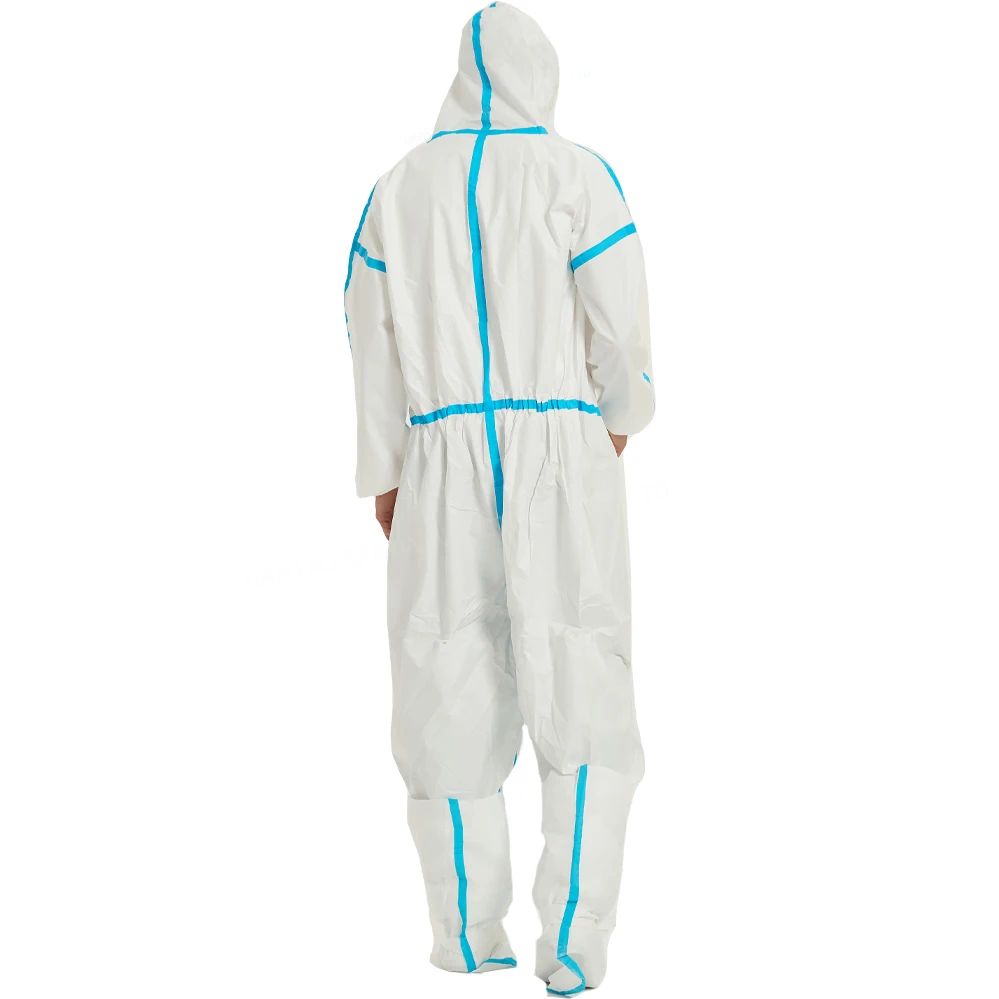 High Performance Medical Protection Clothing Suit Isolation Gown Disposable Nonwoven Coverall For Hospital