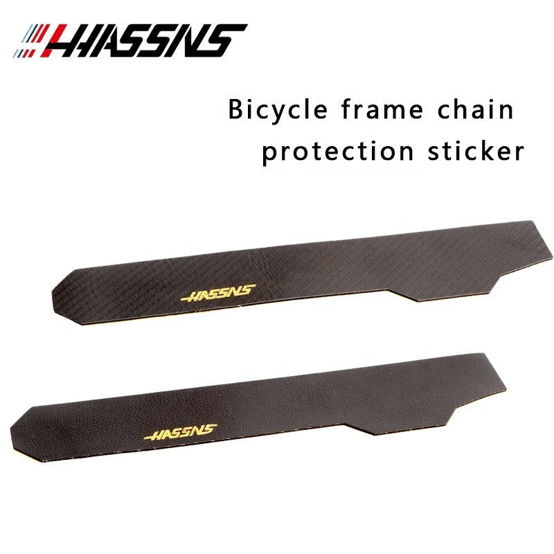 2021 new HASSNS artificial leather bike bicycle chain cover protector for MTB