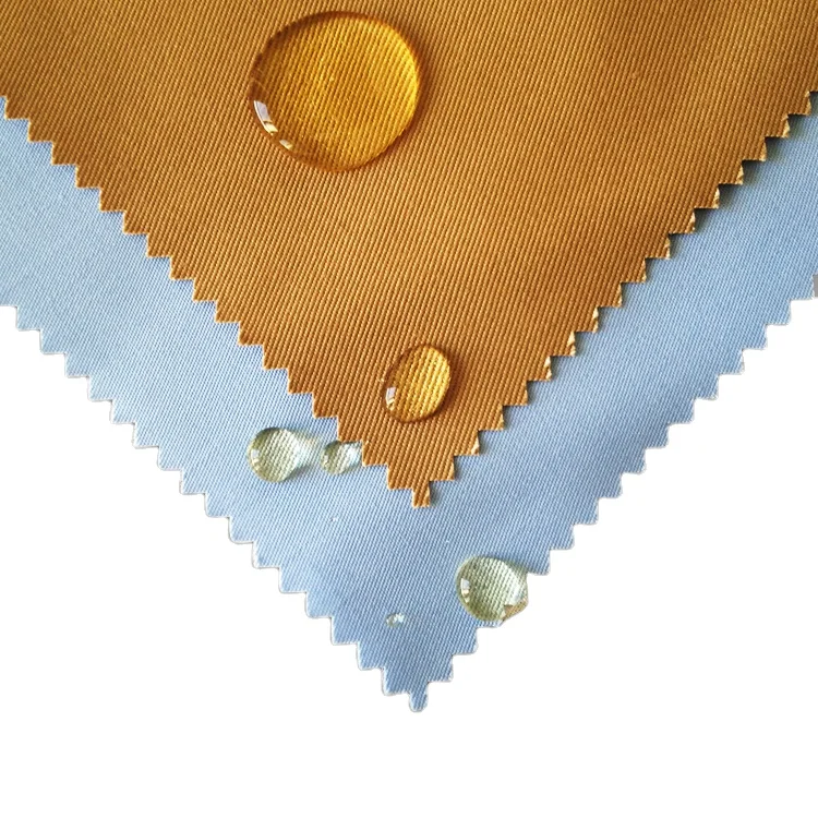 75% хлопок 24% полиэстер 1% антистатический 290gsm дуги огнезащитная EN4920 масло водоотталкивающая EN11612 пожаробезопасная ткань саржевого переплетения