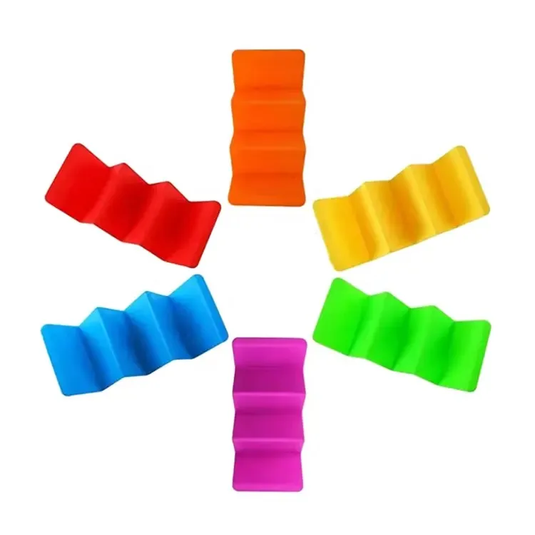 New product ideas 2024 Food Grade Plastic Taco Holder Wave Shapes Pancakes Tray Stand Oven Taco Holder