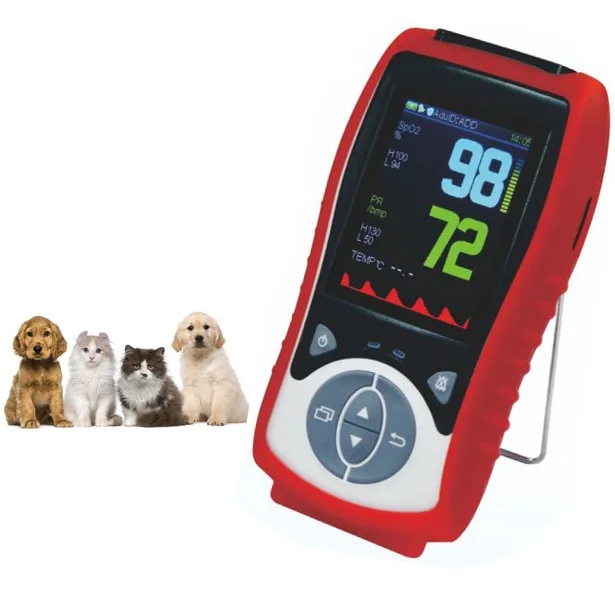 Animal oximeter Veterinary blood oxygen measurement blood oxygen SPO2 heart rate and body temperature monitor