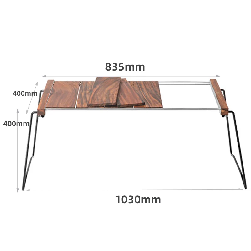 Outdoor foldable table bracket small table frame