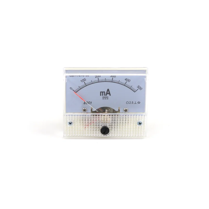 High Quality Voltmeter Ammeter 64Mm Ampere Ampere Meter 500Ma