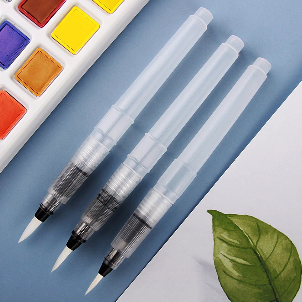 BOMEIJIA 3/6Pcs Water Color Brush Pen Set Watercolor Paint Pens for Painting Markers Students Indoor Outdoor Drawing Set