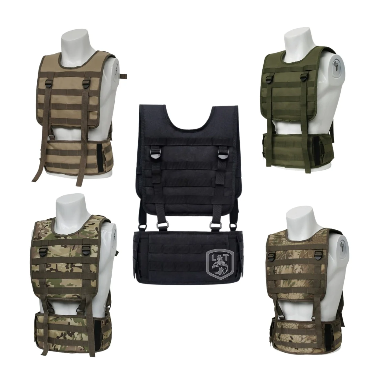Outdoors Waterproof Tactical Tool Vest Customized Tactical Chest Rig Vest Training Equipment