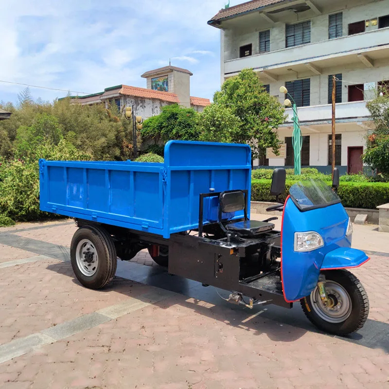Factory Direct Diesel Row Half 3.6M Dump Large Capacity Truck Three Wheel Cargo Tricycle motorcycle