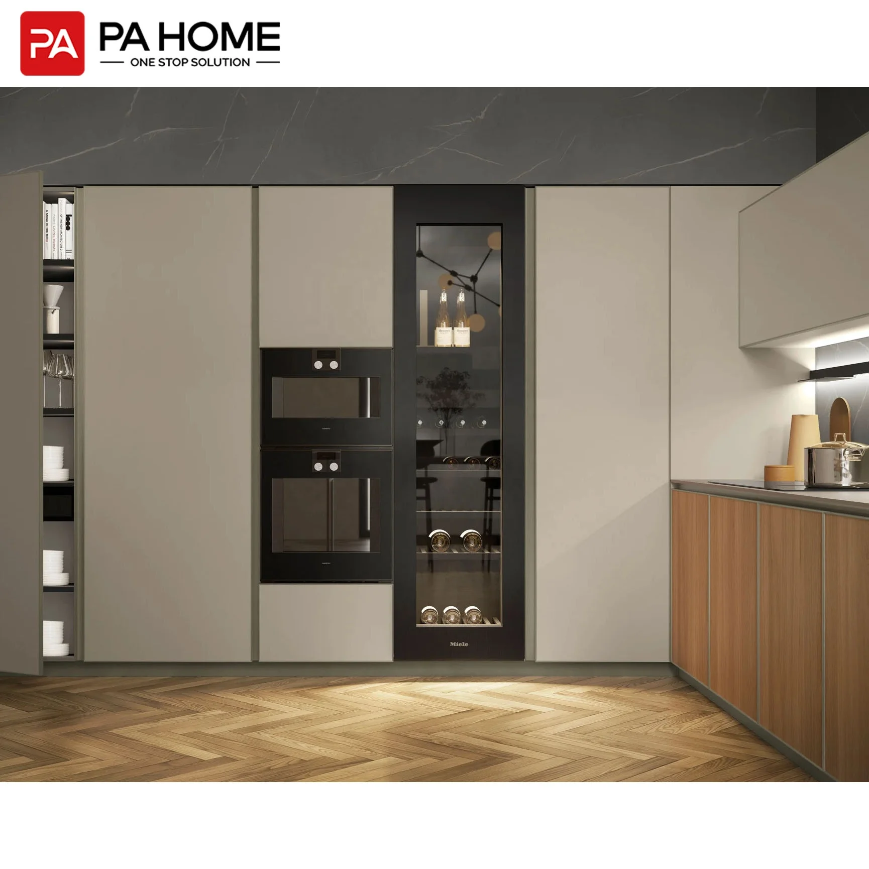 PINAI China manufacturer small smart modern cabinet designs modular kitchen furniture