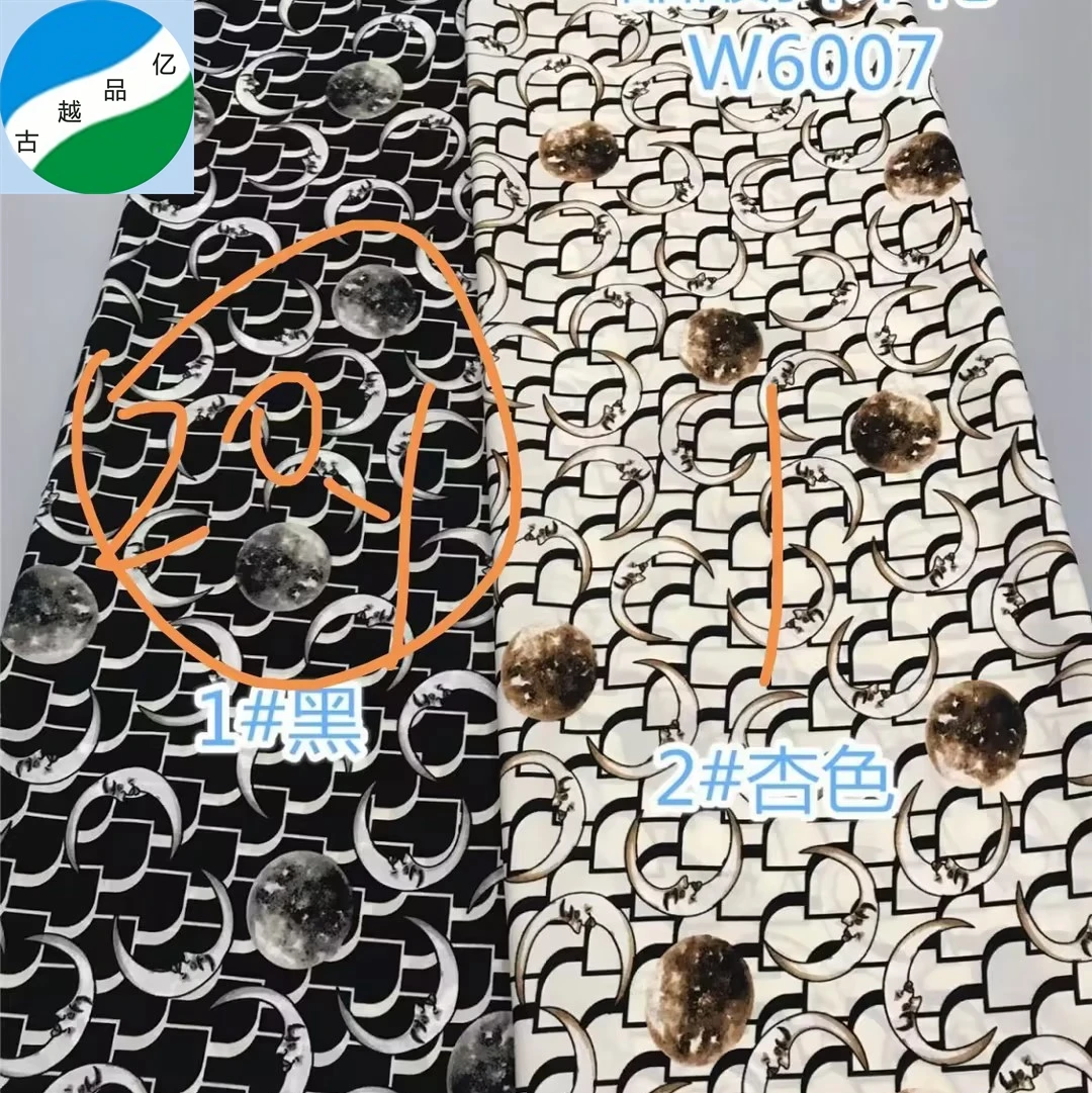 Ready good stock floral woven print chiffon roll cellulose acetate fiber print fabric for garment