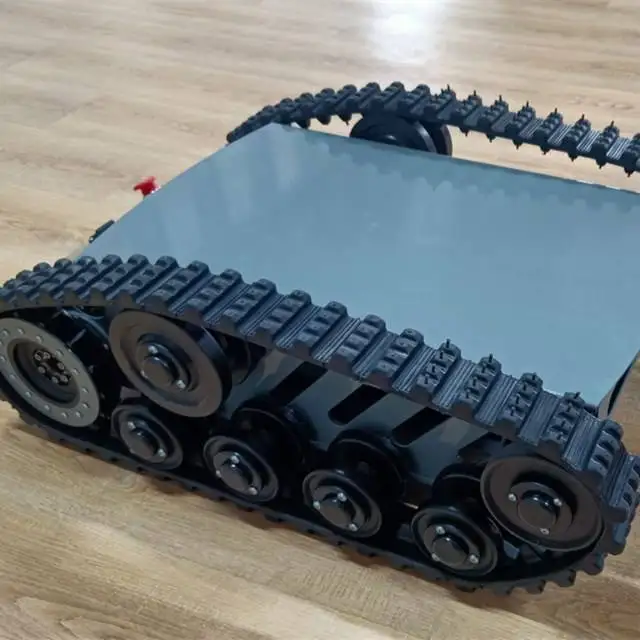All-Terrain 100kg Automatic Walking Driving Robot Tank Mecanum Wheel Set ATV Rubber Track Chassis Construction Machinery Parts
