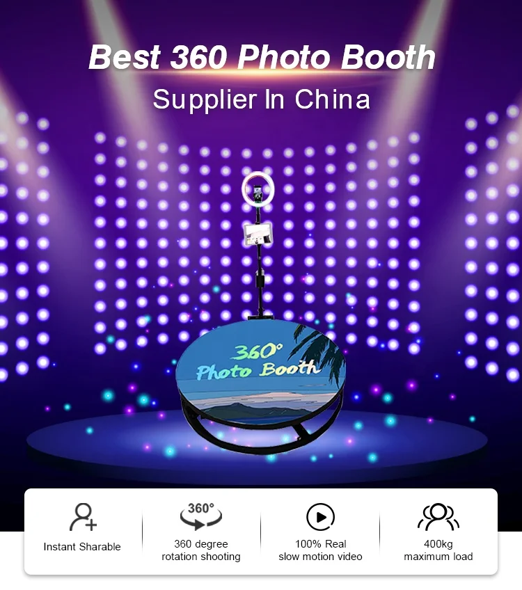 Rossmine video ipad photo booth props 360 deluxe led photo booth enclosure wf tastemakers polaroid athome instant photo booth