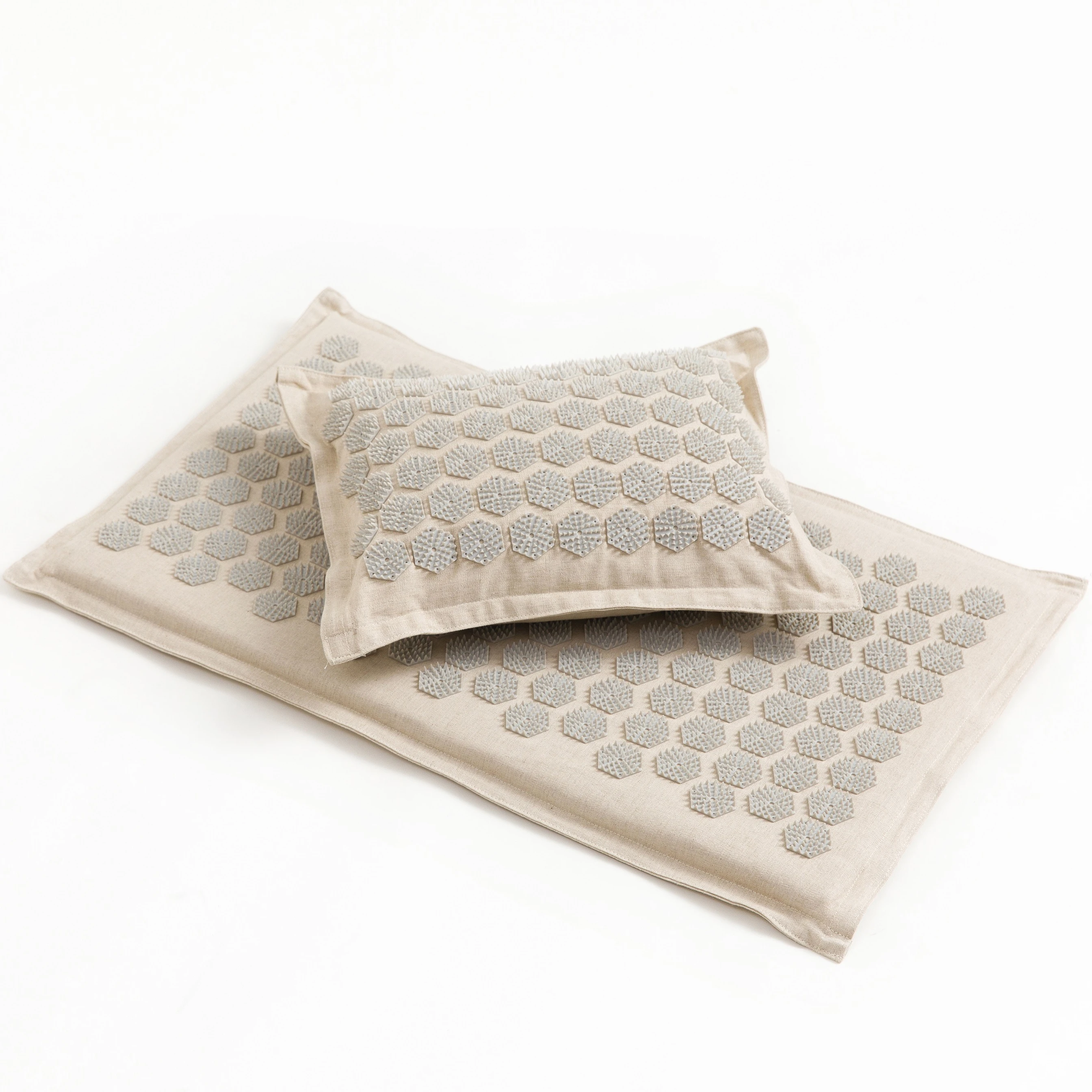 
Manufacture Natural Coconut Filling Body Foot Massage Acupressure Mat Set 