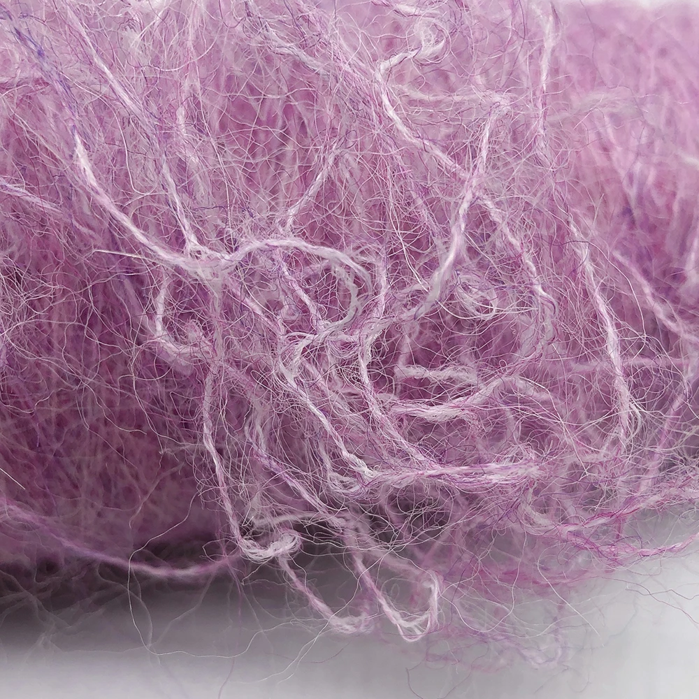 8.5s/1 -  35%alpaca 19%wool 40%nylon 6%spandex blended fancy melange yarn blanket cardigans for knitting weaving crocheting hand