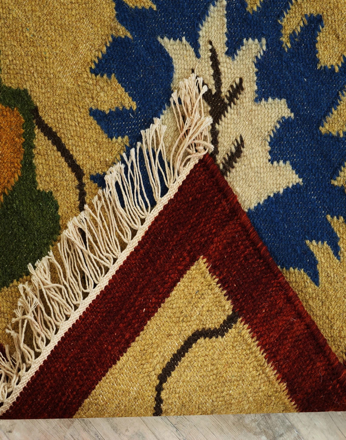 100% cotton unique design hand loom made soft multi purpose rugs for regular use handmade indian wool area rugs carpet wholesale