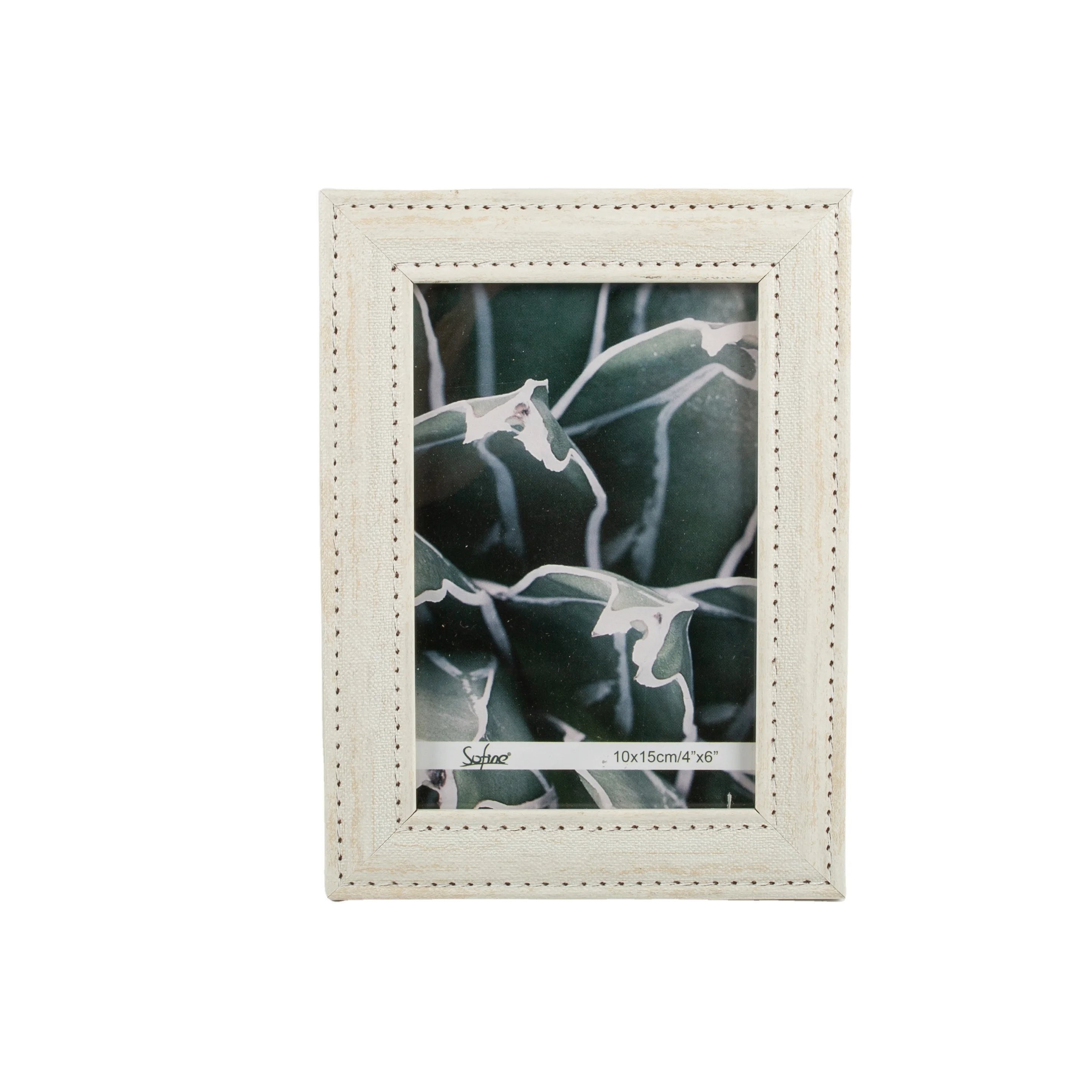 Sofine country style home decoration size customized desktop vertical plastic photo frame