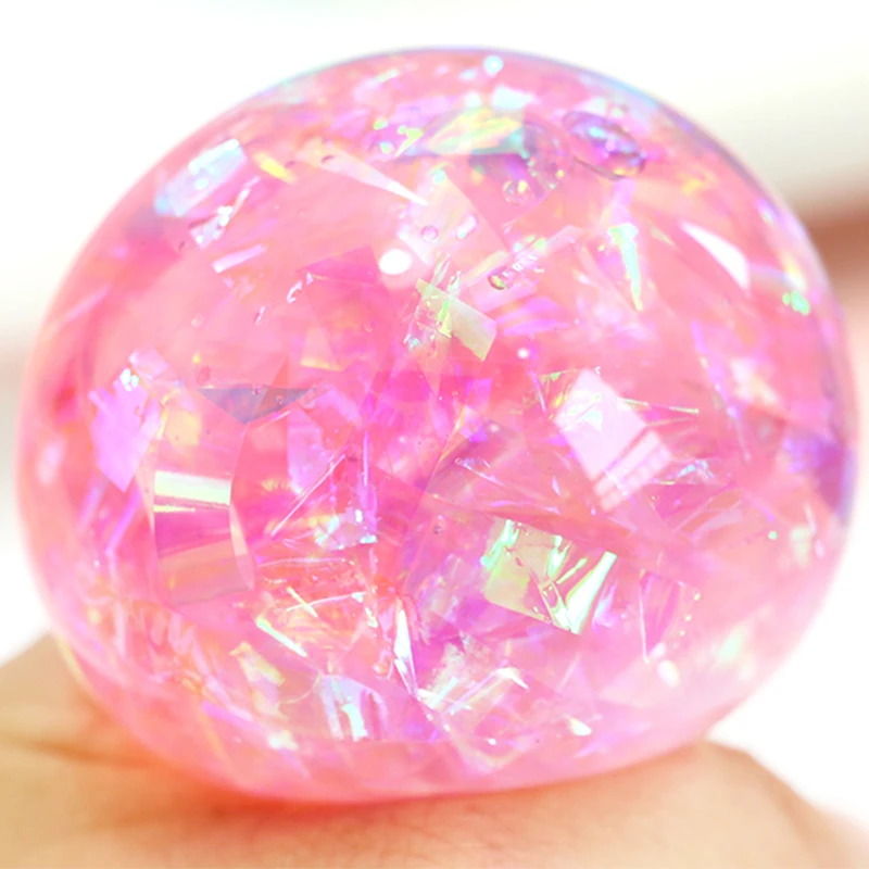 Best sell wholesale soft cheap 6cm colorful stretchy stress candy balls TPR colour bar stretchy stress ball