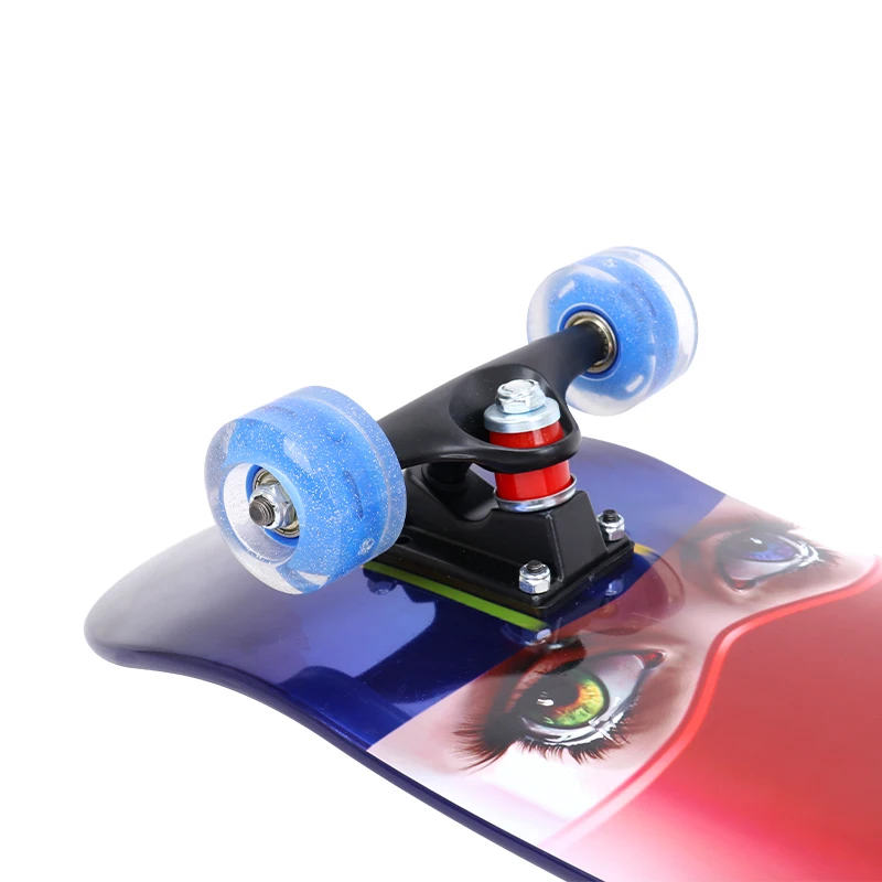 Top-ranked Products Plastic Complete Skateboards Retro Skateboard Custom In Molding Label Skateboard