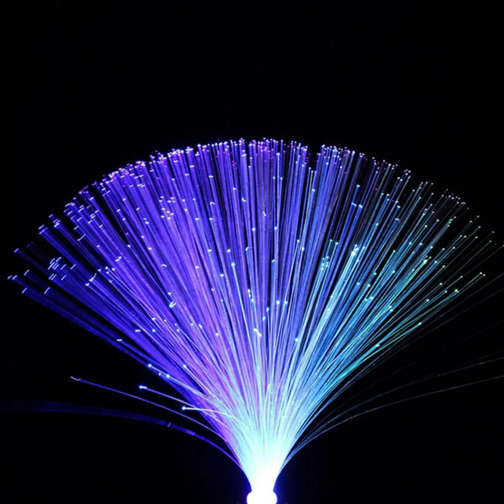 Colorful Christmas Xmas Party Led Fiber Optic Lights Decor Luminous Flower
