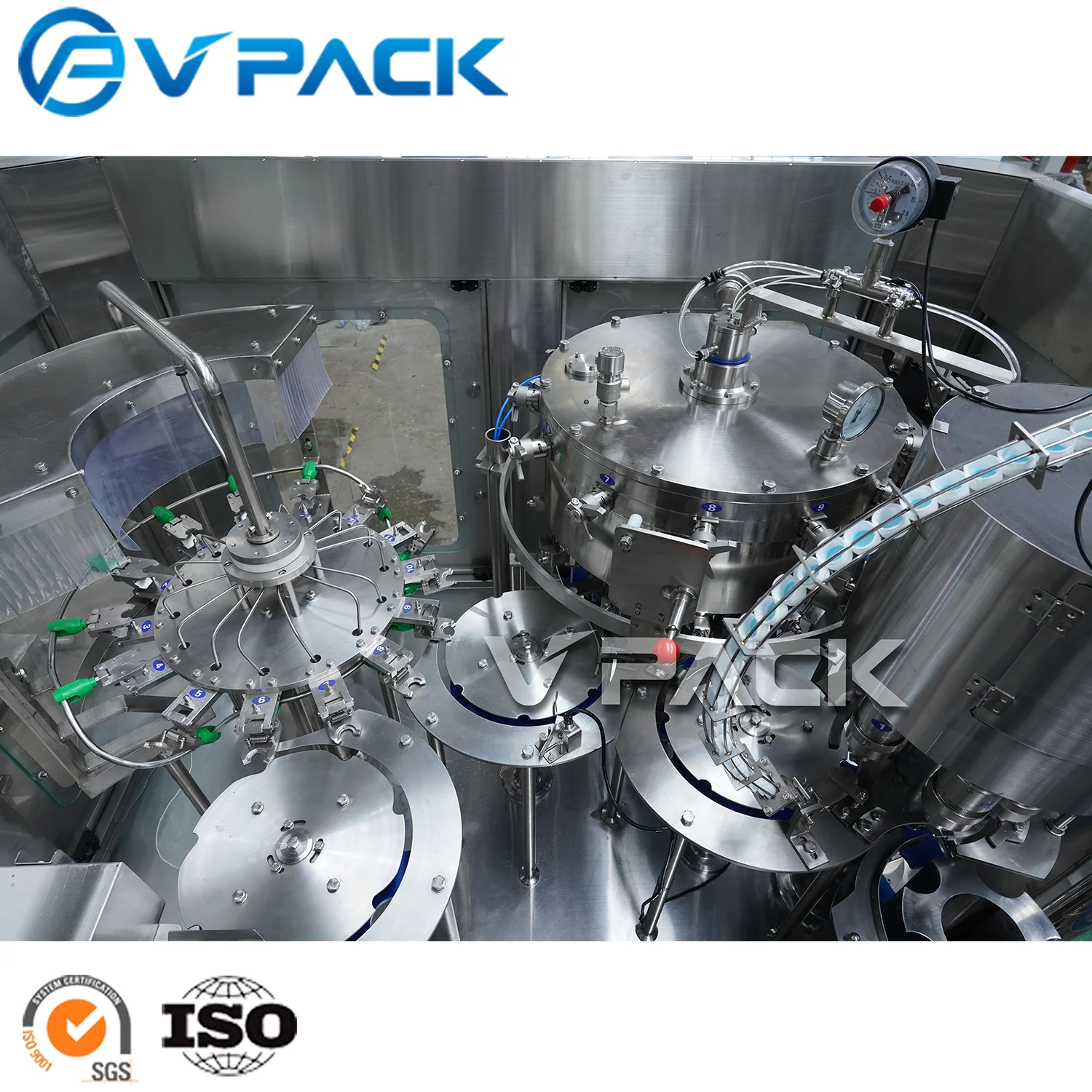 Coke carbonated beverage filling line 4000BPH Automatic Bottle Beverage Filling Machine High filling accuracy New equipment