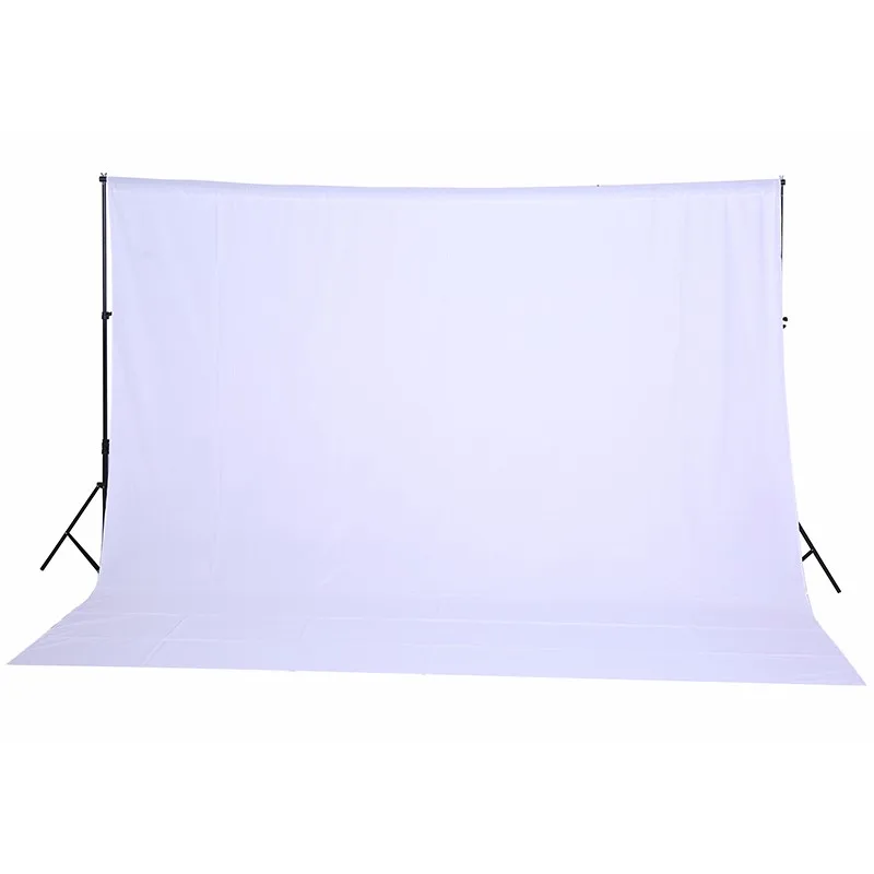 3x2M Solid Color Backgrounds White Screen Cotton Muslin Background Photography Backdrop Lighting Studio Image
