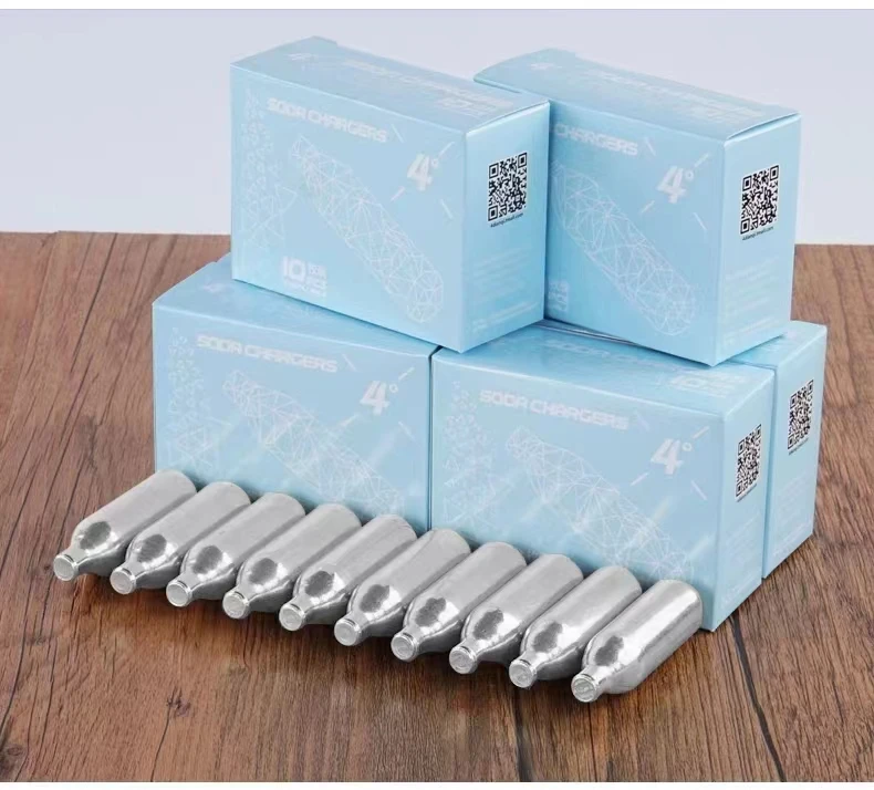 Food Grade 8g 12g  16g  74g  33g  CO2 Cylinder CO2 Cartridge for DIY Sparkling Water,Bike