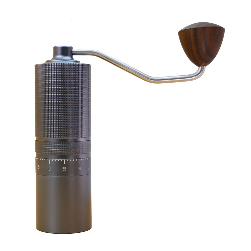 All Metal 6-Axis Stainless Steel Burr, Portable Manual Coffee Grinder