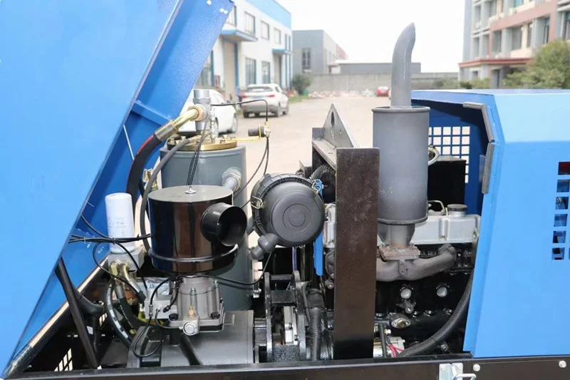 Airstone высокое качество 350cfm 10m 3/мин портативный компрессор дизельный генератор для