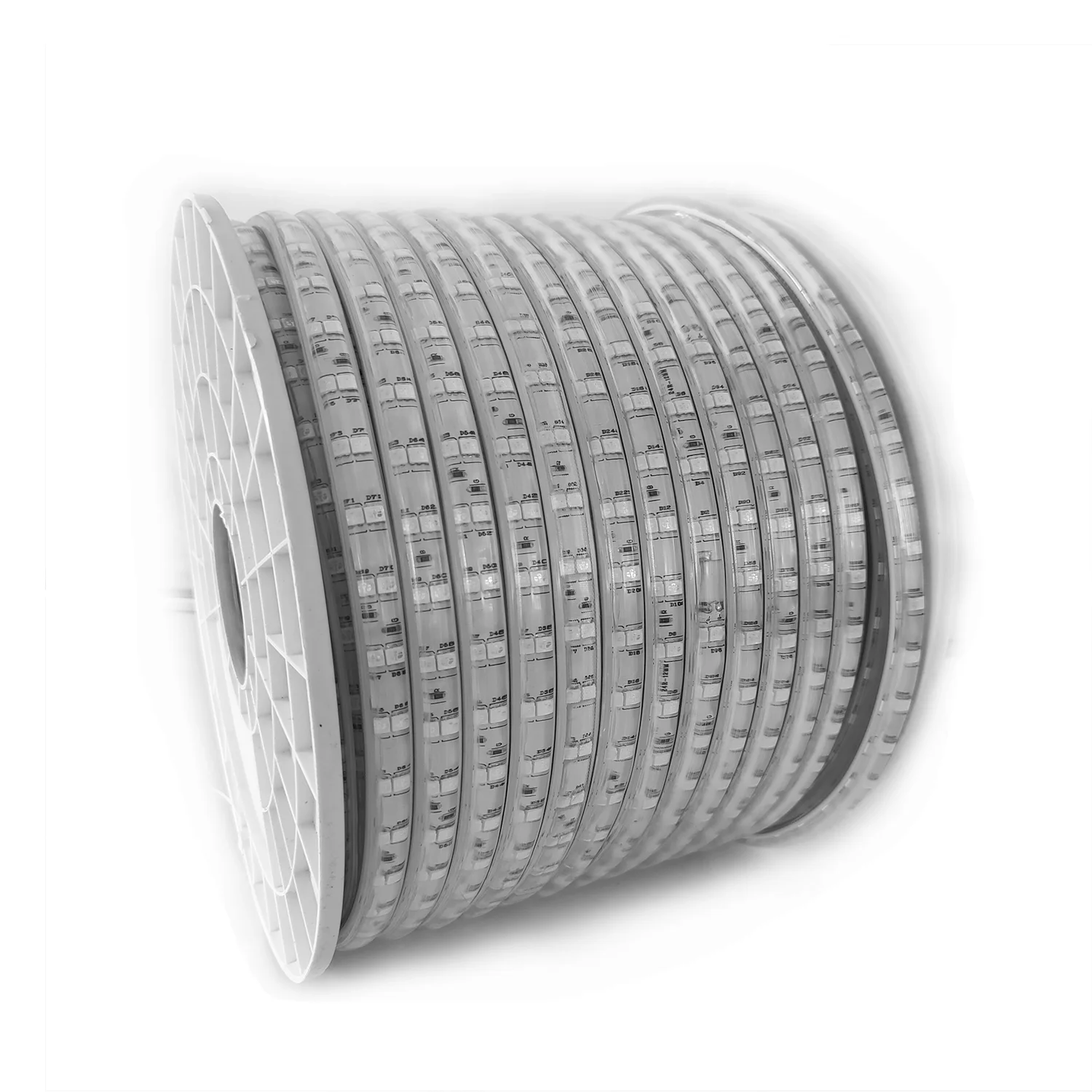 Смарт-лента 110 В 220 5050 RGB 60led 72led 96led на метр IP65 наружная водонепроницаемая светодиодная лента