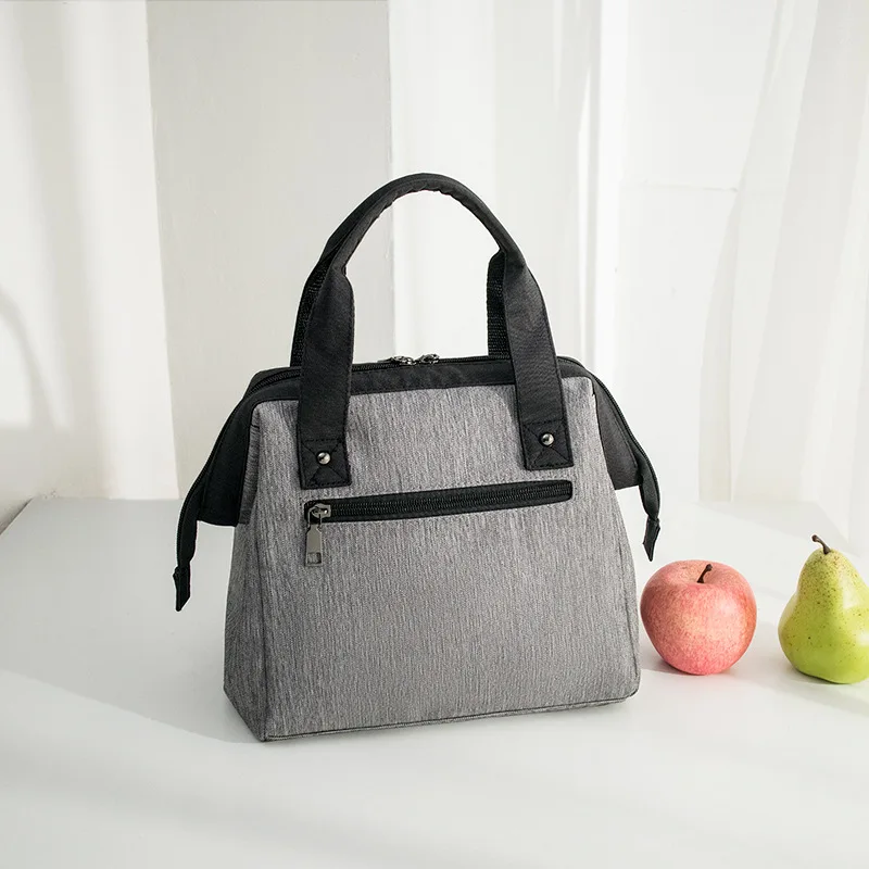 Large Capacity Manufacturer Fashionable Insulation Thickened Thermal Insulation  Cotton EVA Layer Lunch Cooler Bags