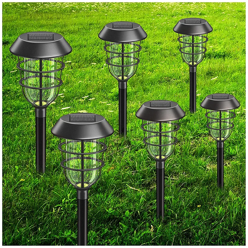 Outdoor ABS Waterproof Lamp Automatic Waterproof Garden Lamp Led Solar Pathway Lights Outdoor For Patio Lawn