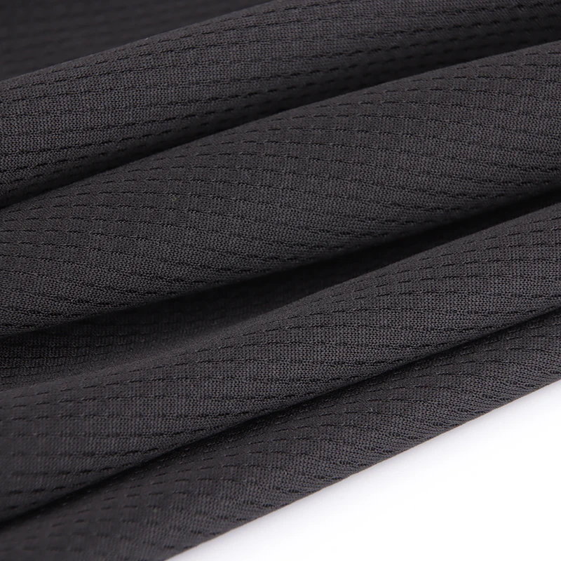 165GSM- hygroscopic treatment polyester eyelet fabric for football jerseys