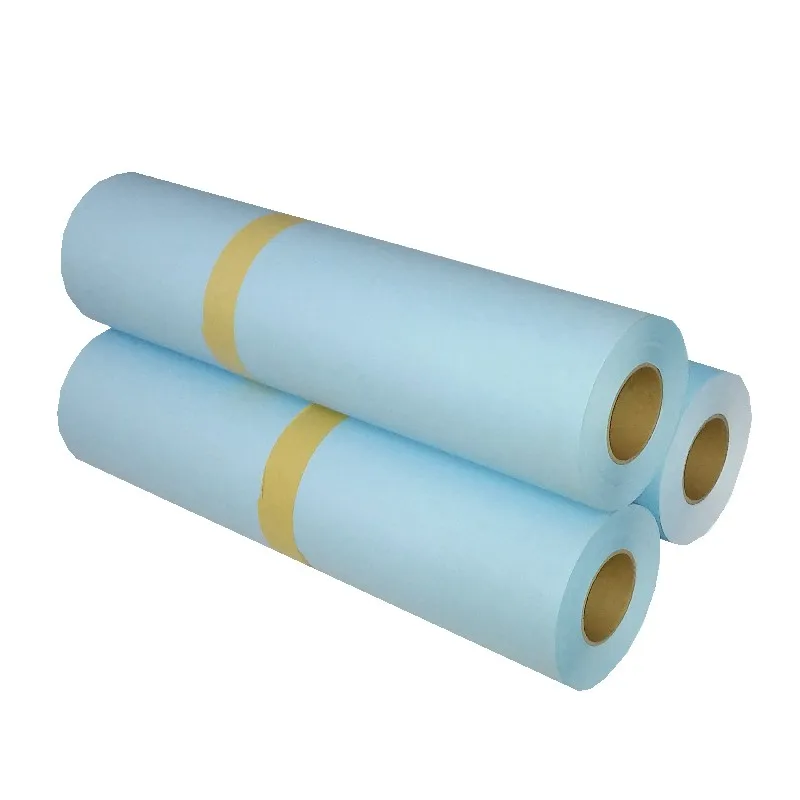 High quality Professional CAD Plotter Paper Roll 24 Inch Blue print Paper 80 gsm Inkjet Bond Paper Rolls With 3 Core  Plotter