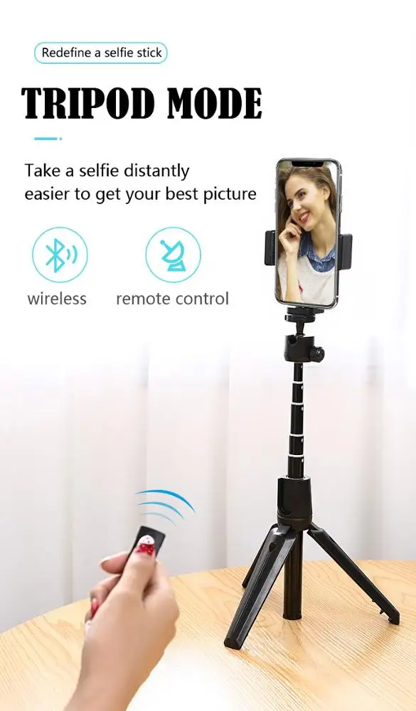 Селфи-палка штатив с дистанционным управлением новая лучшая селфи-палка k20 монопод Штатив