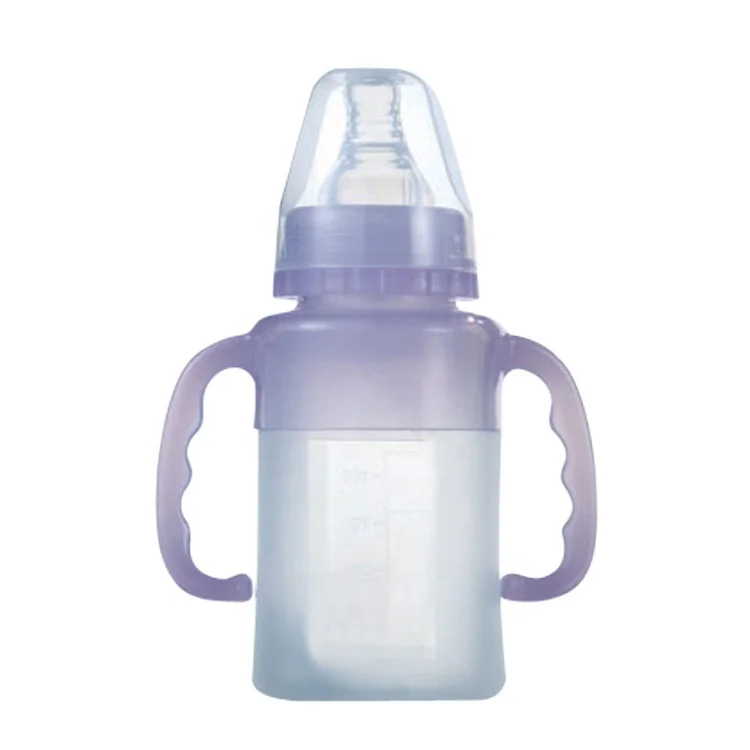 Standard Neck 100ml BPA Free Silicone Baby Feeding Bottle
