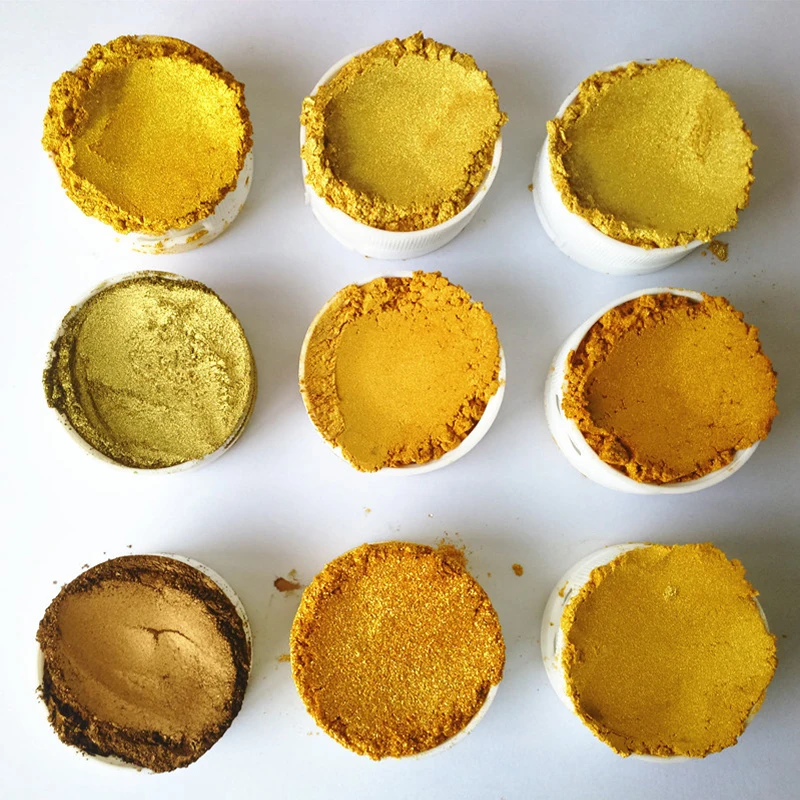 ZHENDI Hot Sale Golden Pearl Powder Water Based Gold Transfer Oil Per Bottle Brush Buddha