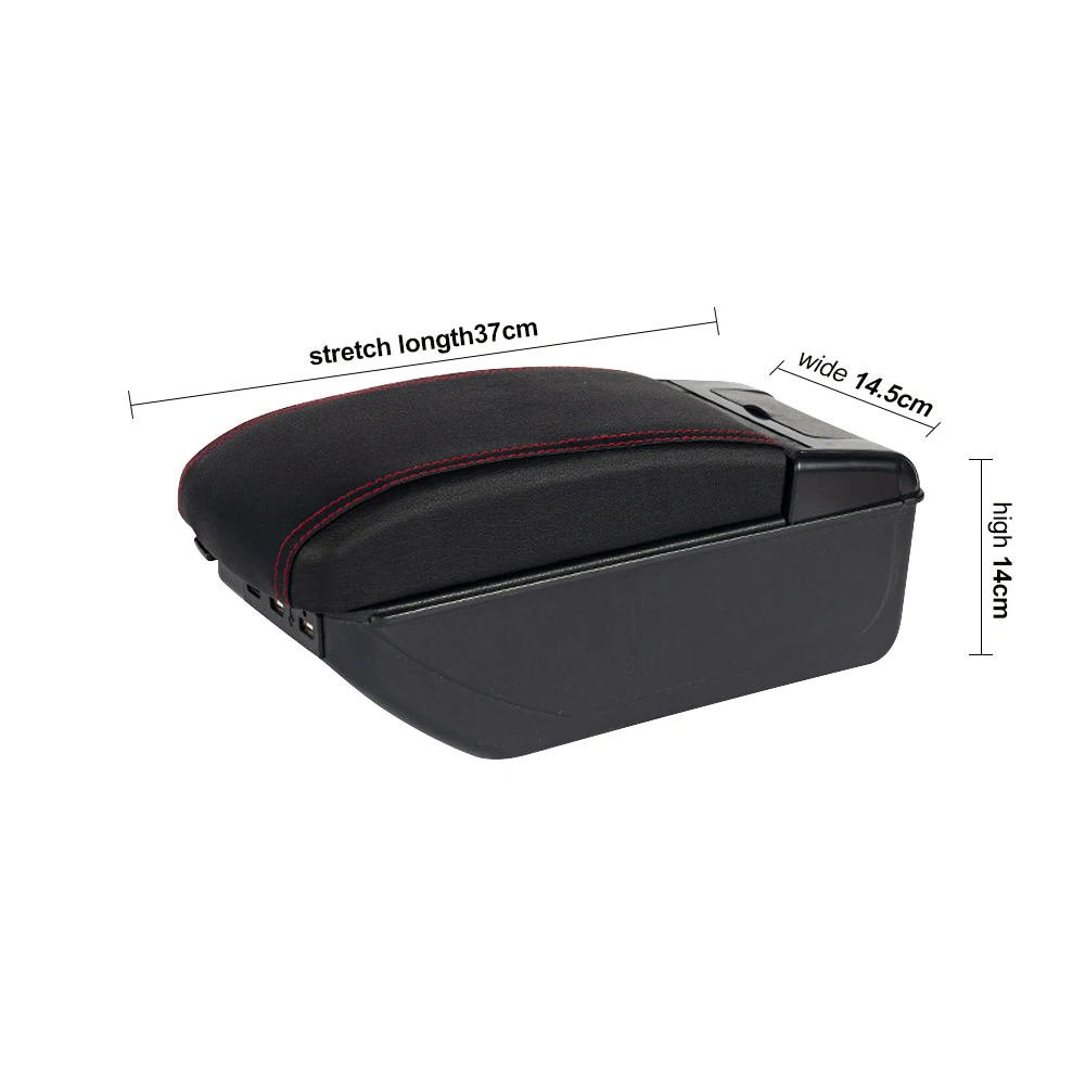 Hot Selling Car Armrest Box Armrest With USB Charger Cup Holder Car Storage Box Console Organizer For Toyota Prius Aqua Japan