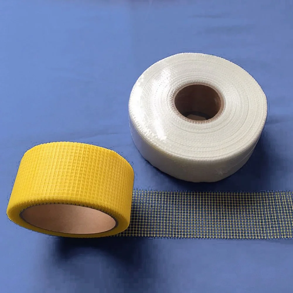 China supplier Glass Fiber self adhesive Drywall joint mesh fiber Tape For Wall crack