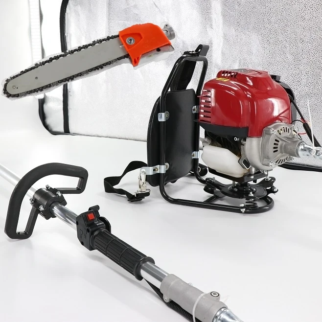
Long Reach Chain Saw Pruning pole chain saw/long reach chain saw 35.8cc backpack brush cutter petrol grass trimmer 