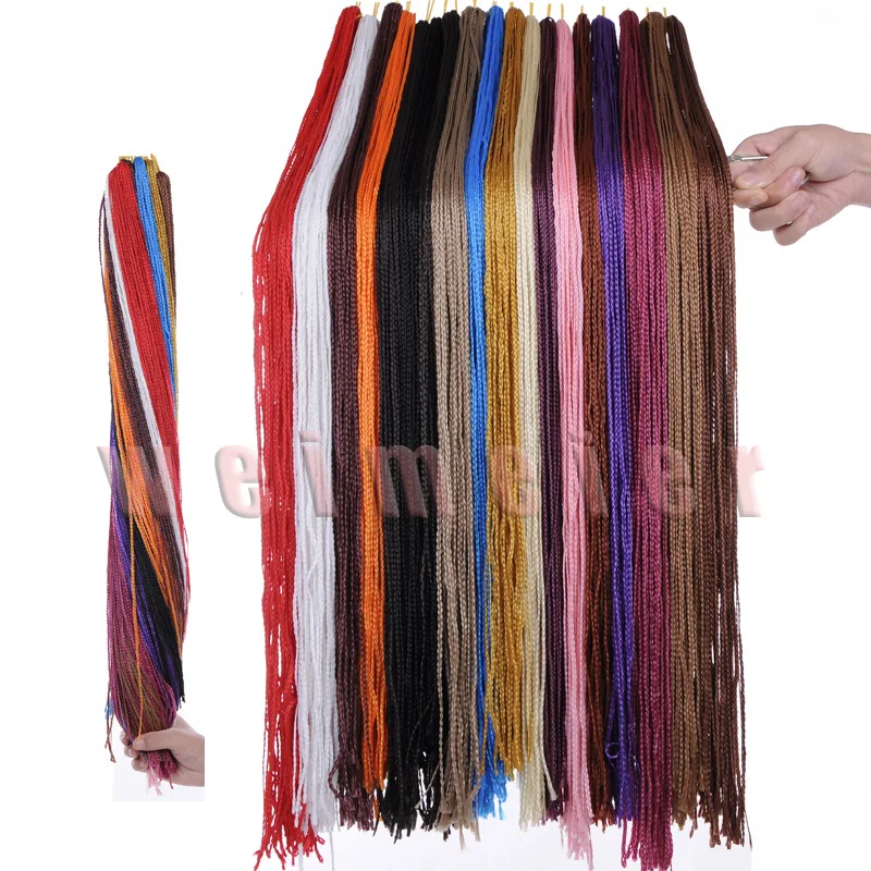 Wholesale Factory Price Synthetic Crochet Box Braiding Hair Extension ZIzi Braids