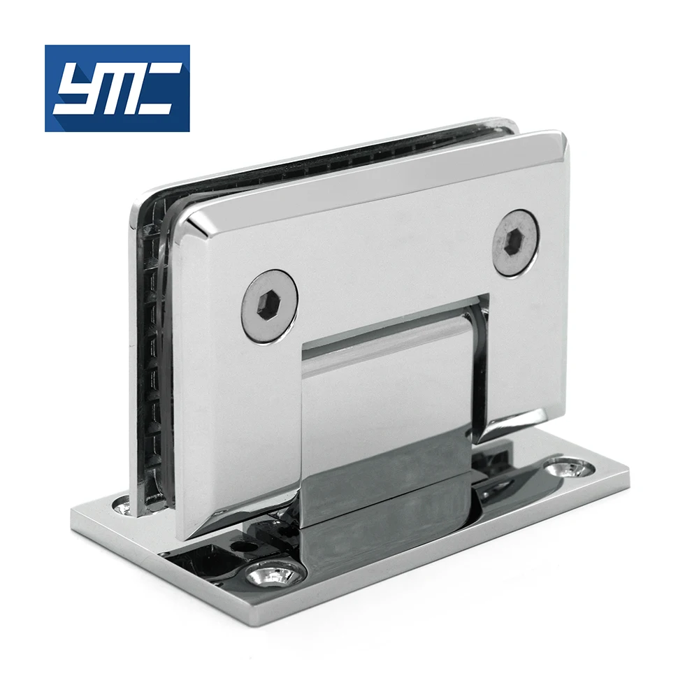 Glass Shower Screen Hinges Stainless Steel Bathroom Shower Door Hinge Wall To Glass 90 Degree Hinge Double Side