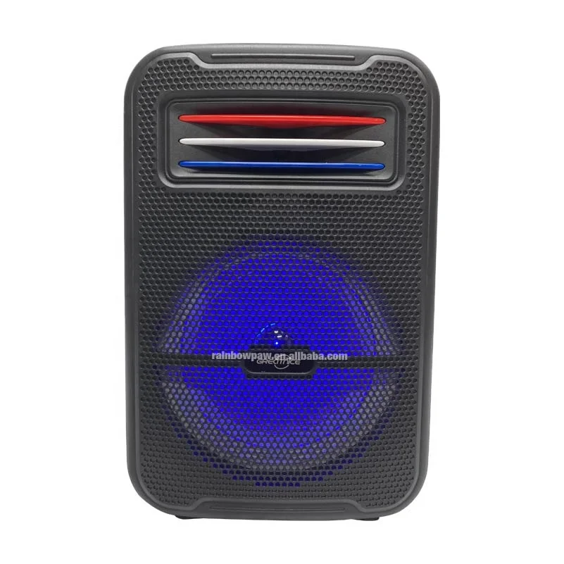 GTS Speaker KTS Gts-1725 Newest Product Professional Portable Wireless Bt 8 Inch Speaker Manufacturer Outdoor karaoke speaker
