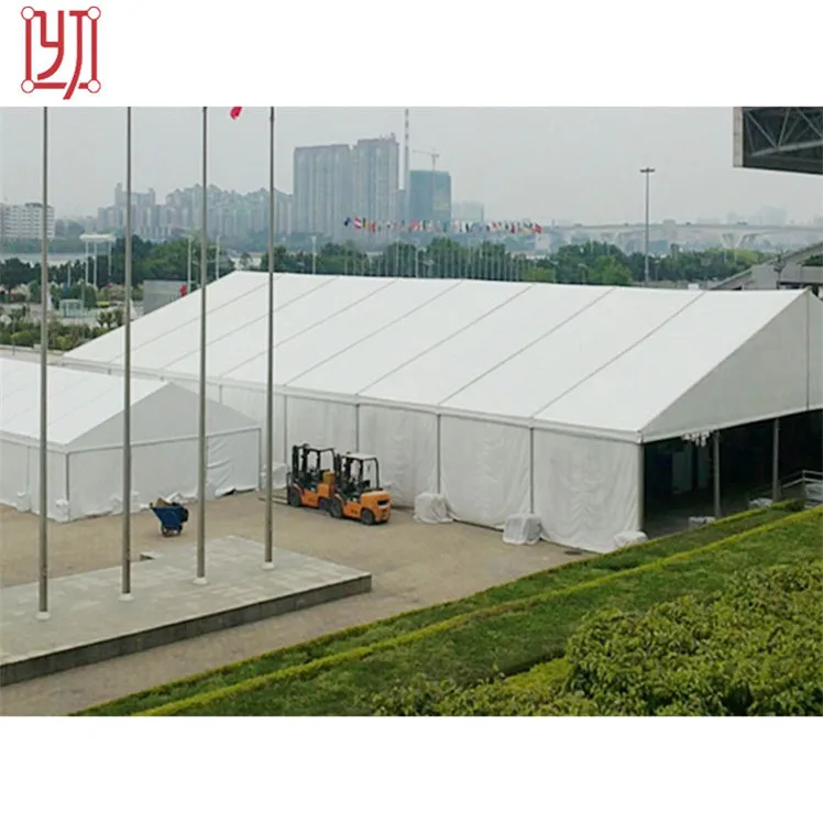 Commercial clear span 20m 30m 50m industrial temporary storage warehouse tent
