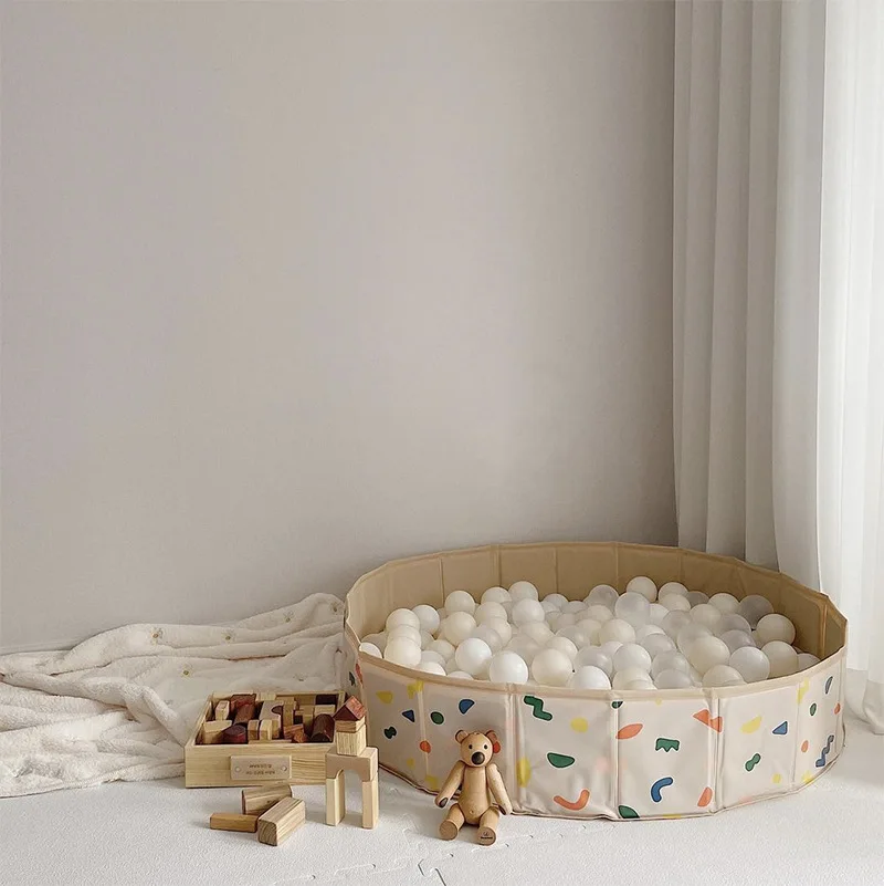 pink sponge colorful indoor square white balls round bounce house party bulk large brown velvet kids baby soft play ball pit