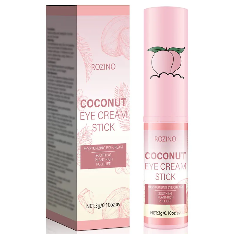 Coconut Eye Cream Stick, lighten dark circles and fine lines, lift firming antioxidant eye cream