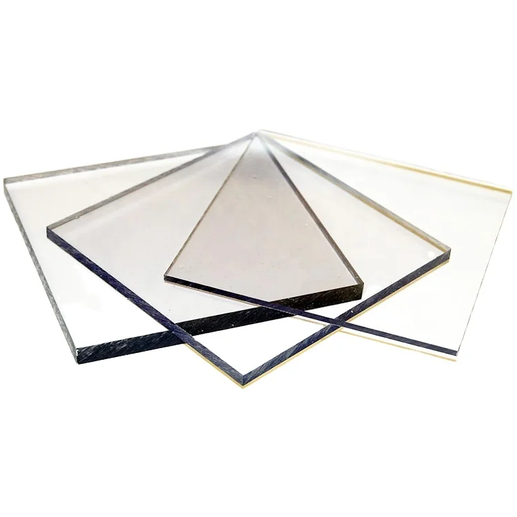 Polycarbonate solid sheet Customized 4mm 6mm 8mm 10mm corrugated plastic sheet Uv coated