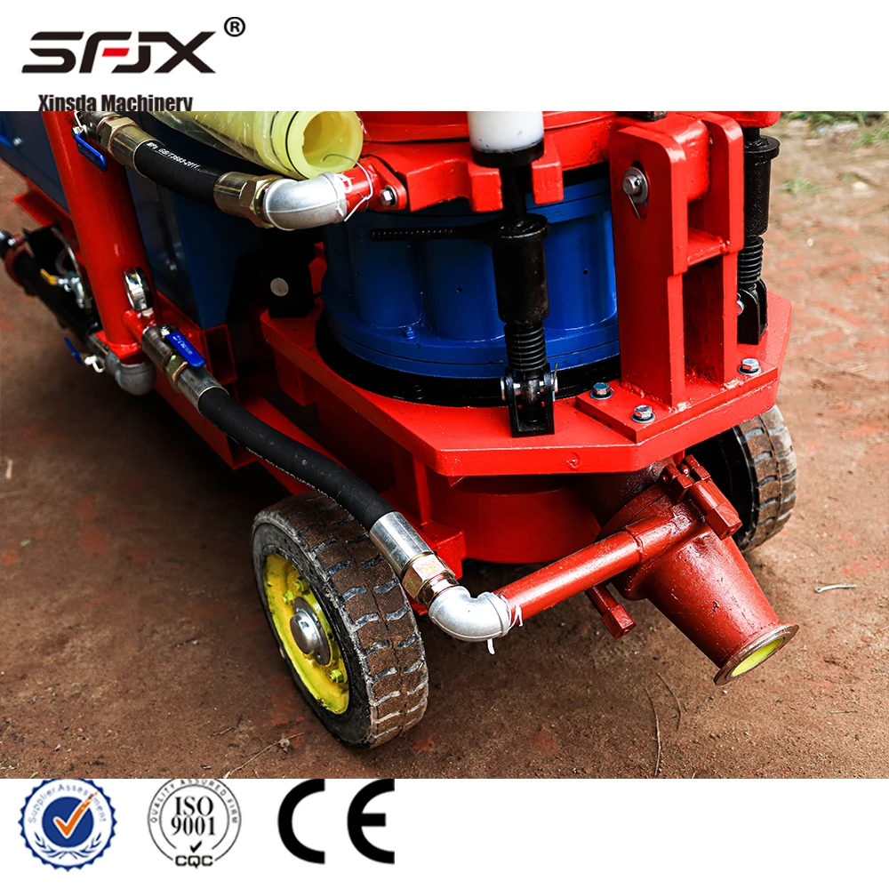 PZ-7 Tunnel concrete spraying machine Wet and dry Shotcrete Machine for sale